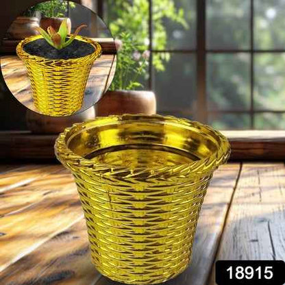 Plastic Flower Valencia (Pot) Home And Outdoor (1 Pc)