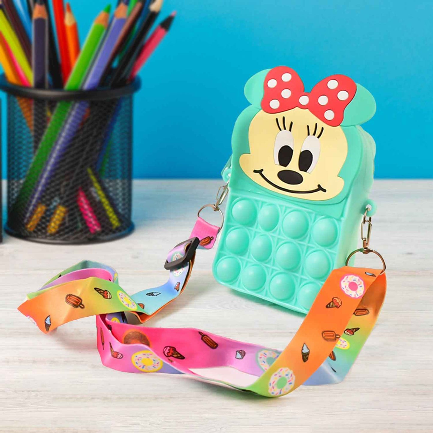 Childrens Silicone Bag Childrens Coin Purse (1 Pc)