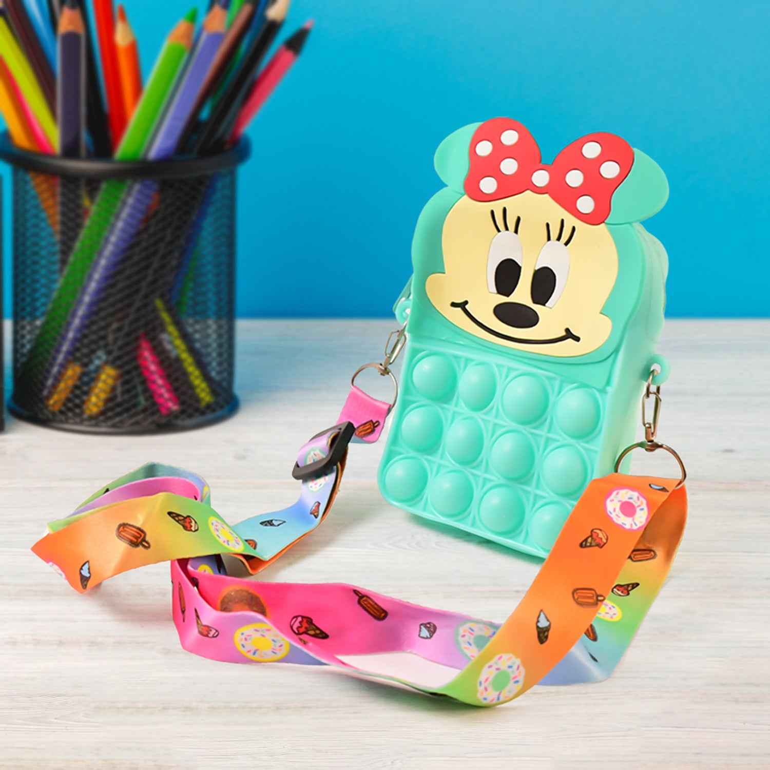 Childrens Silicone Bag Childrens Coin Purse (1 Pc)