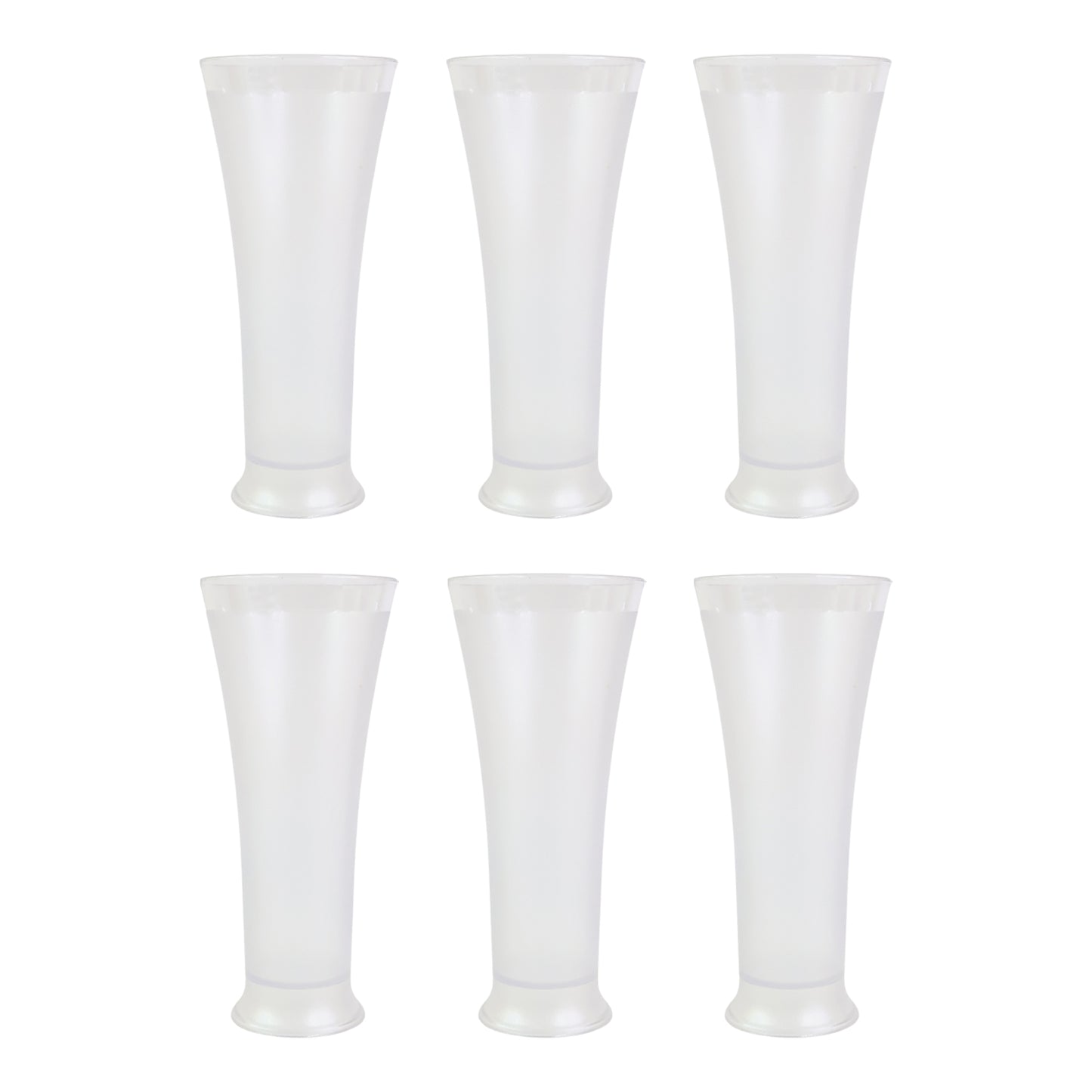 Supermom Plastic Faluda Matt Glass Set (300ml  6 Pc) - Best Deals at BeSh Deals®