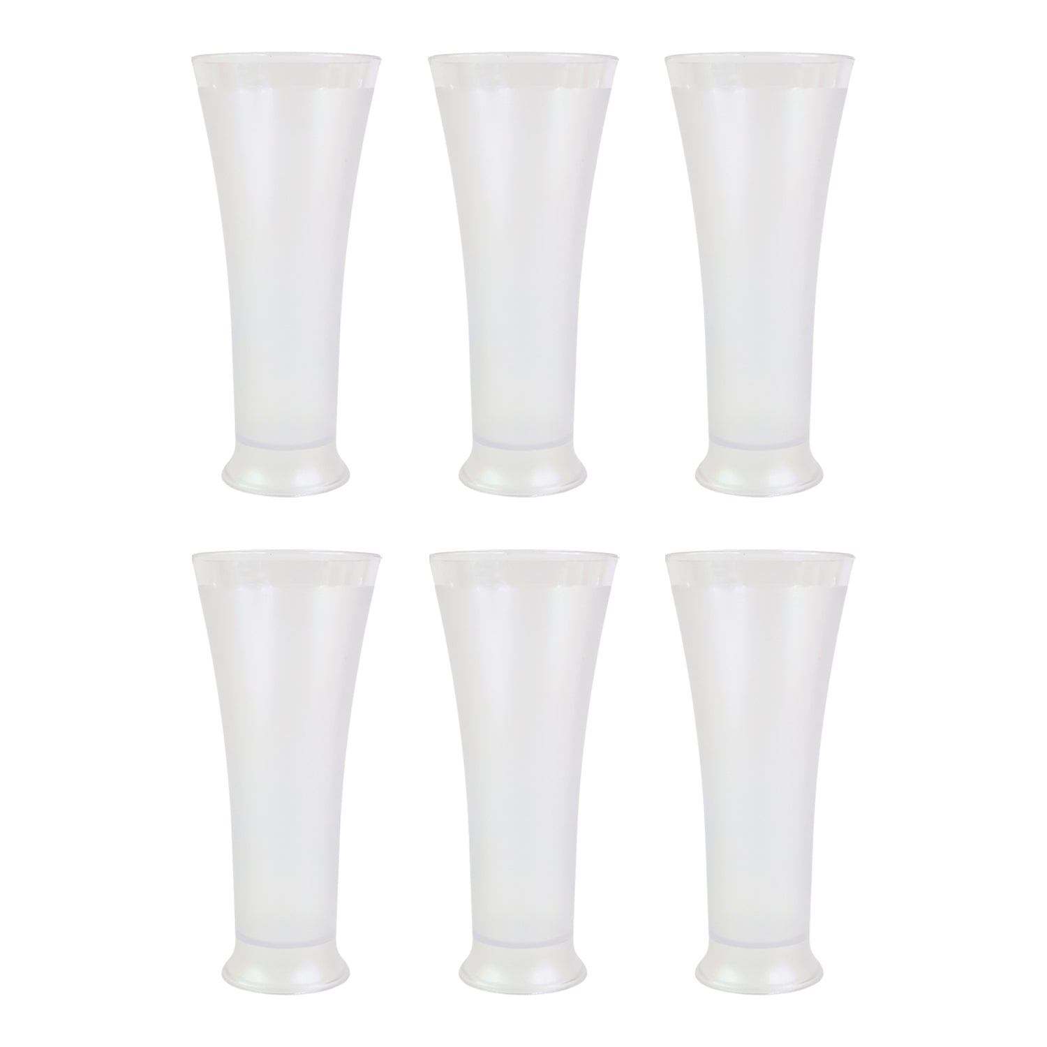 Supermom Plastic Faluda Matt Glass Set (300ml  6 Pc) - Best Deals at BeSh Deals®