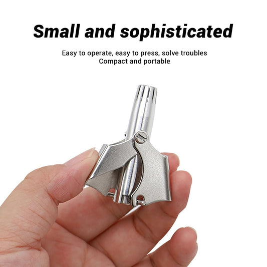 Stainless Steel Painless Nose Hair Remover (1 Pc)