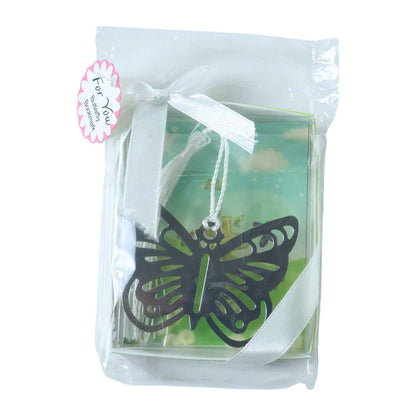 Elegant Butterfly Design Metal Bookmark (1 Pc)