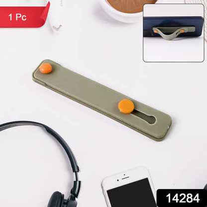 Olive Green Phone Loop Finger Holder Phone Grip Straps Silicone Phone Finger Strap (1 Pc)