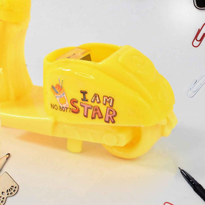 Bike Shaped Pencil Sharpener  Unique And Fun Stationery Accessory For Creative Workspaces