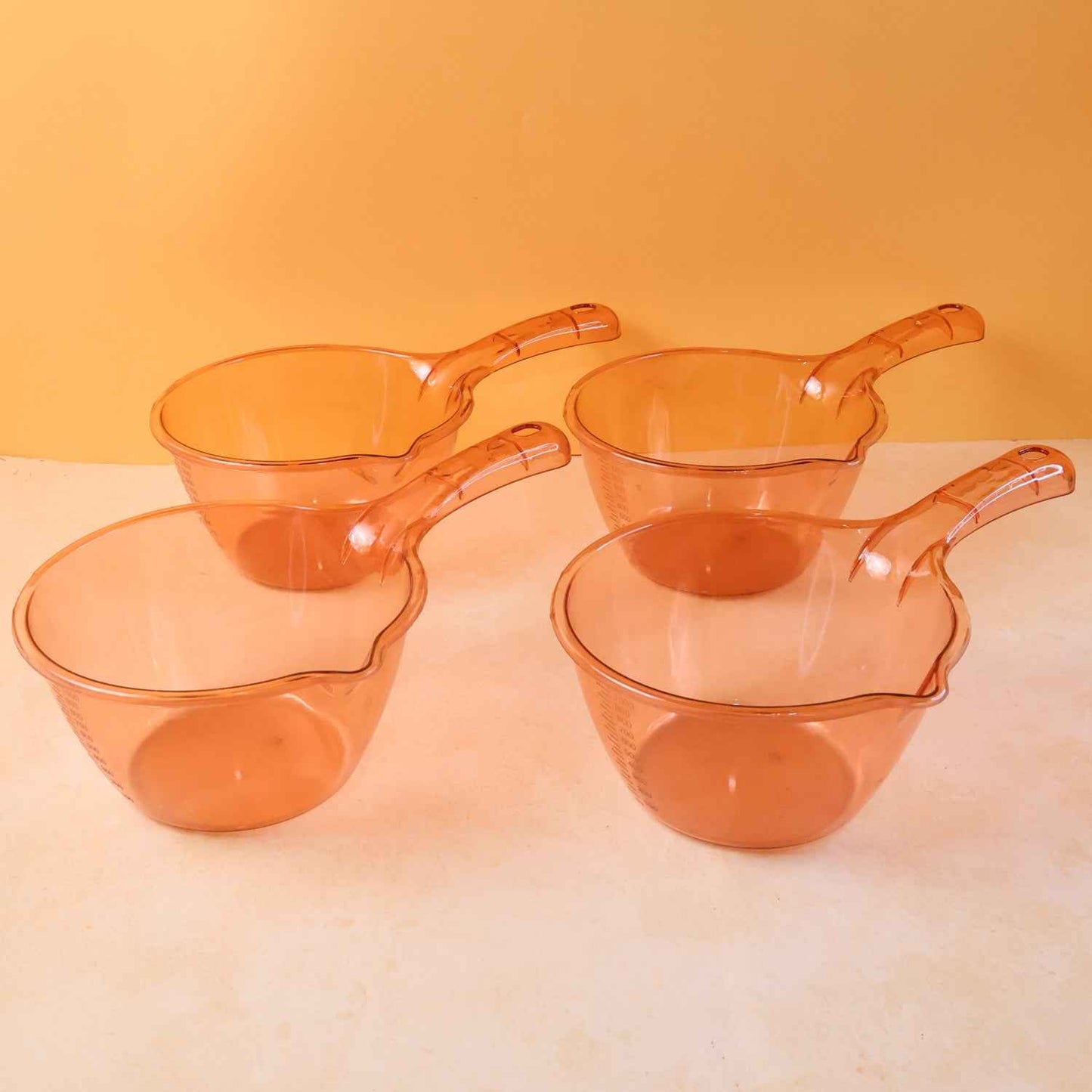 Multipurpose Kitchen Washing  Straining Bowl (1100 Ml  4 Pc)