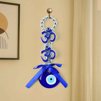 Decorative Double Om Symbol Evil Eye Hanging (1 Pc)