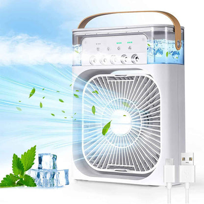 Portable Air Conditioner Fan 7 Color Changing Light (Big  1 Pc) - Best Deals at BeSh Deals®