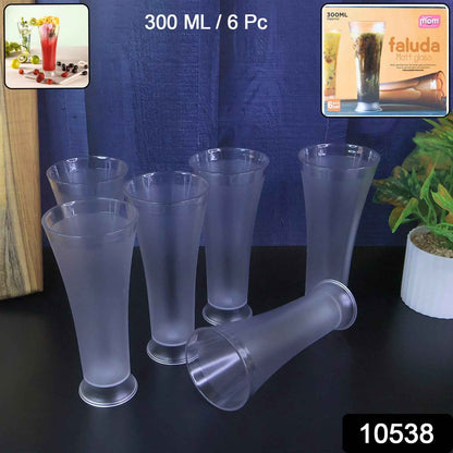 Supermom Plastic Faluda Matt Glass Set (300ml  6 Pc) - Best Deals at BeSh Deals®