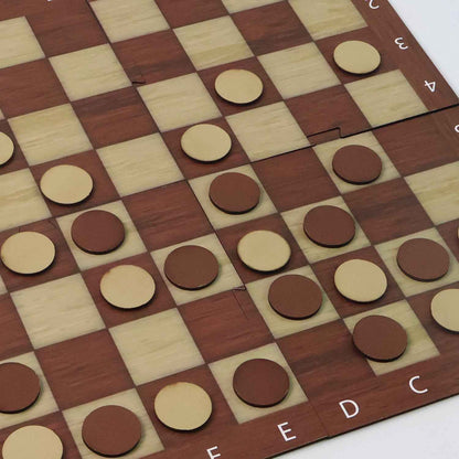 Chess  Checkers 2-in-1 Travel Game - (1 Set)