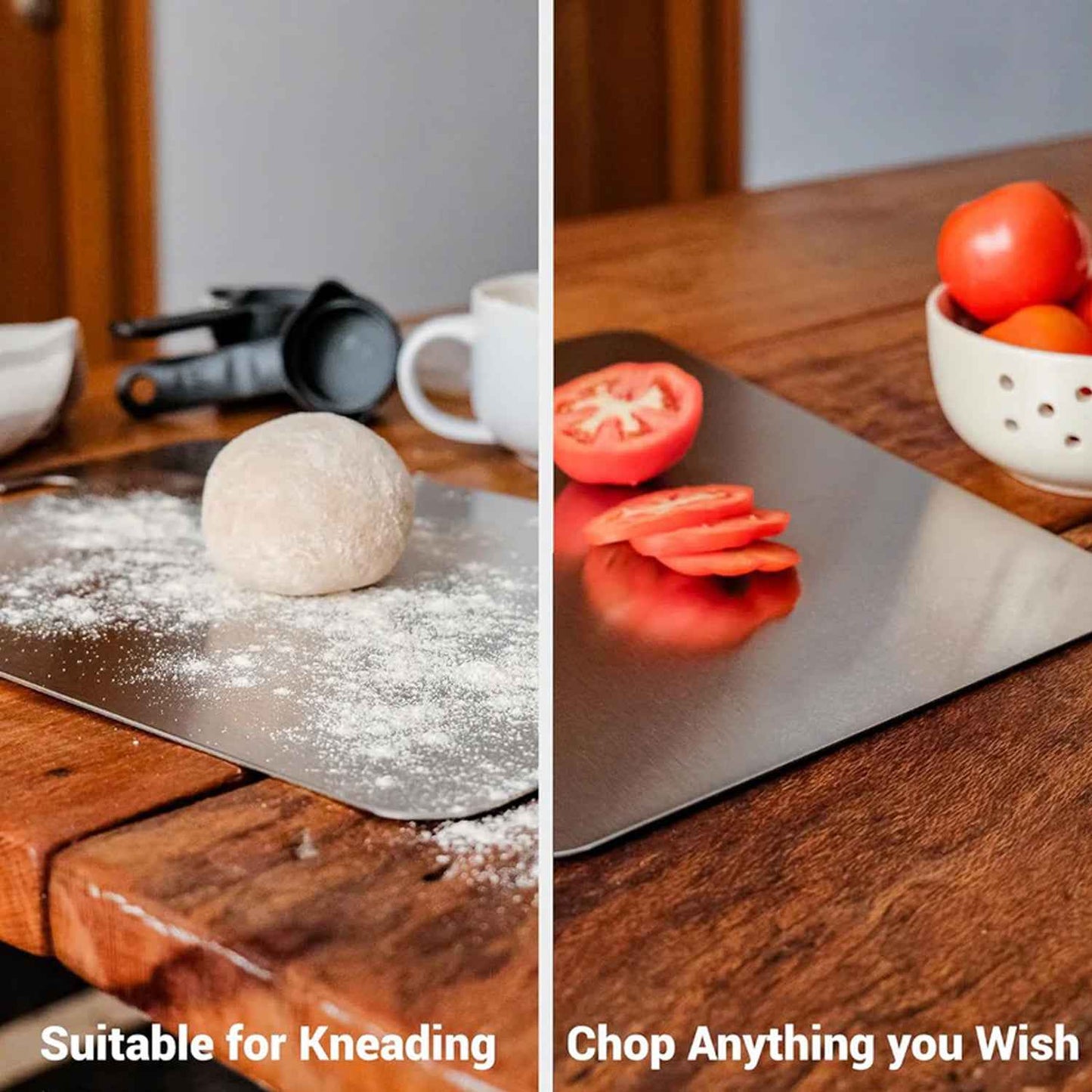 Apex Large Stainless Steel Multipurpose Chopping  Cutting Board (260x360mm  1 Pc)