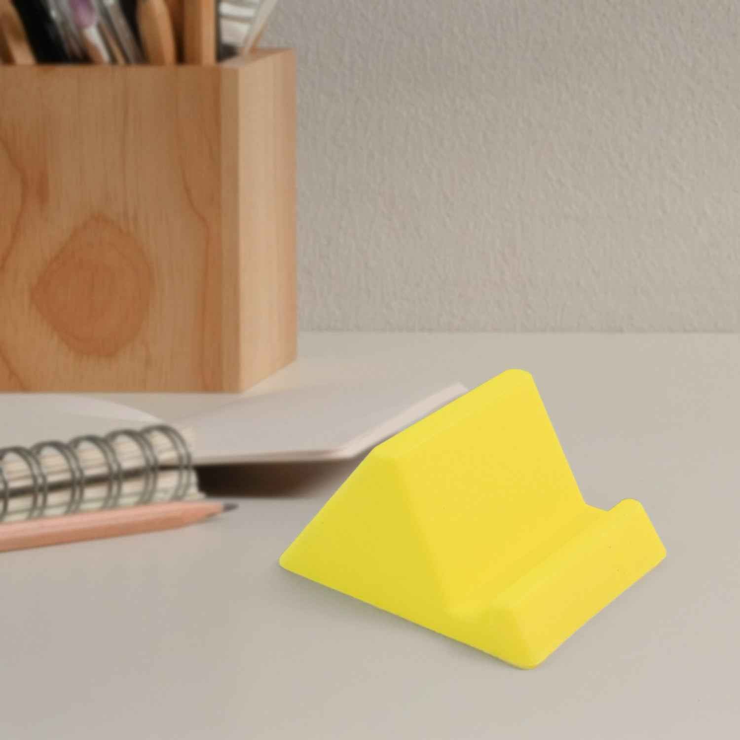 Compact Plastic Mobile Phone Holder Stand (1 Pc  Mix Color)