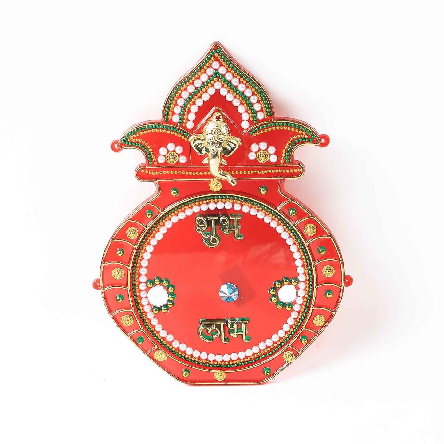 Decorative Kalash Wall Hanging With Shubh Labh (1 Pc)