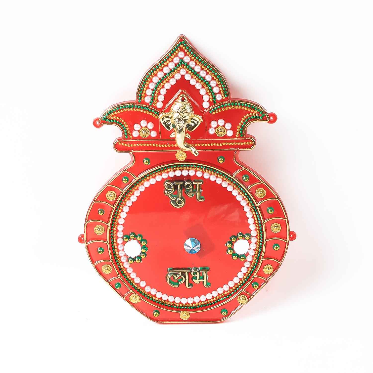 Decorative Kalash Wall Hanging With Shubh Labh (1 Pc)