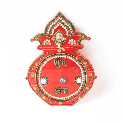 Decorative Kalash Wall Hanging With Shubh Labh (1 Pc)