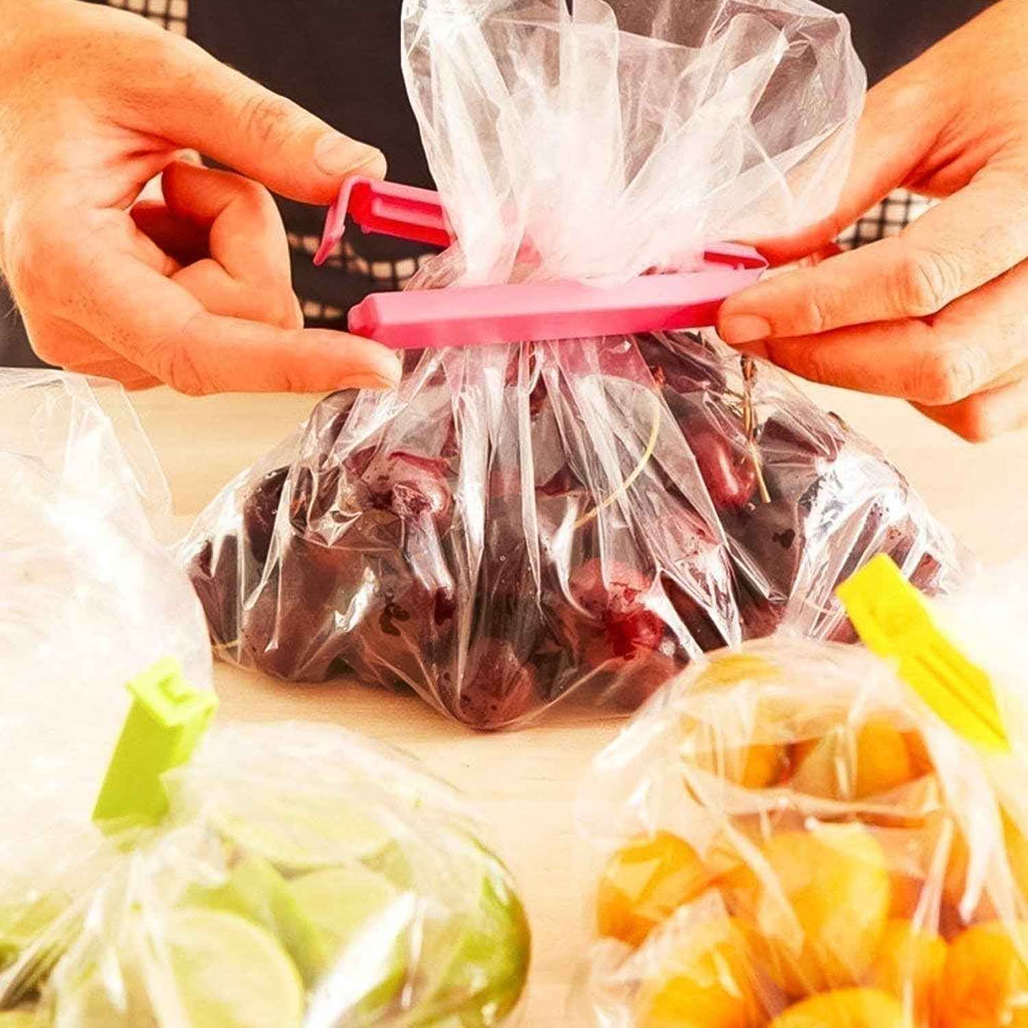 Multipurpose Plastic Pouch Sealer Clips (18 Pc)