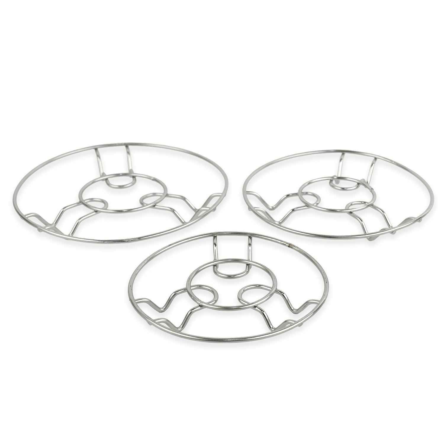 Apex Stainless Steel Wire Hotmate Trivet Stand Set Of 3 - BeSh Deals®