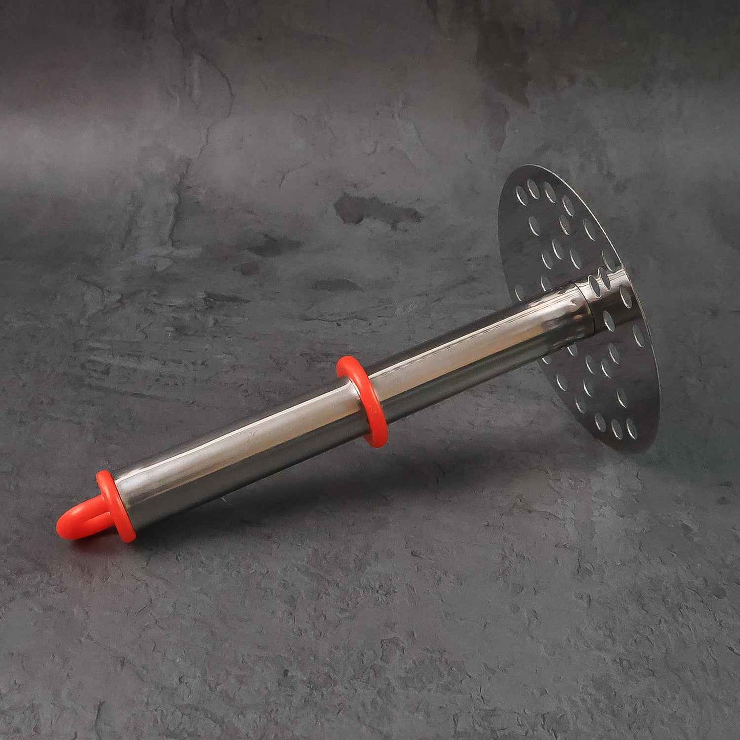 Stainless Steel Potato Masher With Ergonomic Handle (17cm  1 Pc)
