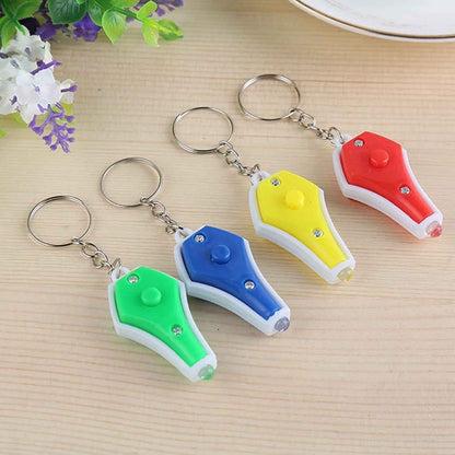 Mini Led Keychain Uv Light With Blue Light (1 Pc)