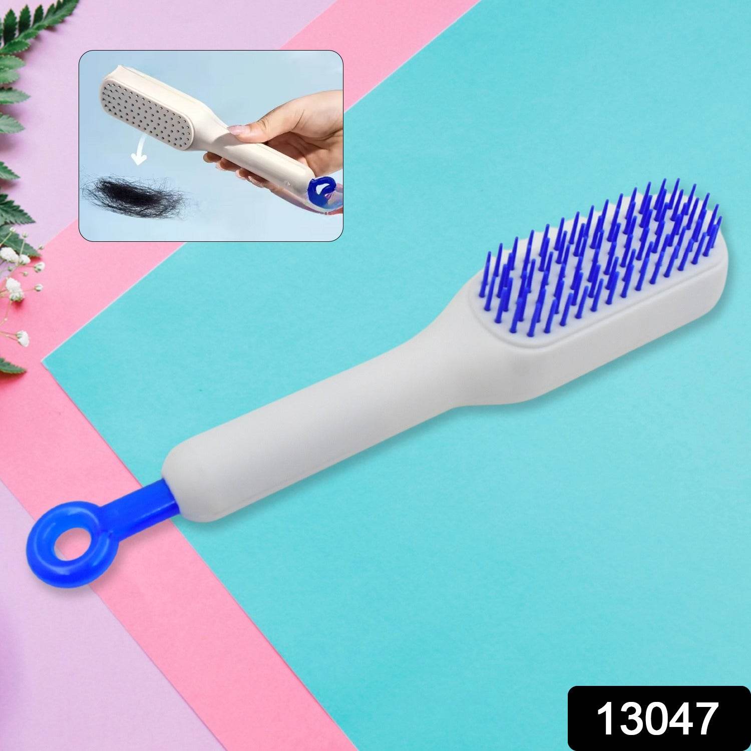 13947 Self-cleaning Hairbrush Self-cleaning Anti-static Detangling Massage Comb One-pull Clean Scalable Rotate Lifting Self Cleaning Hairbrush Hair Styling Tools - Best Deals at BeSh Deals®