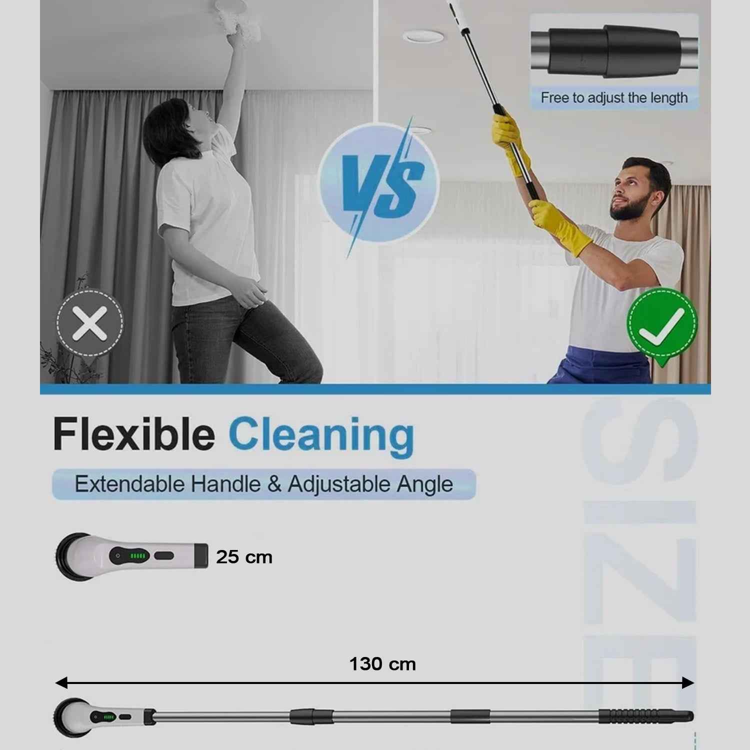9-in-1 Electric Spin Scrubber - (1 Set)