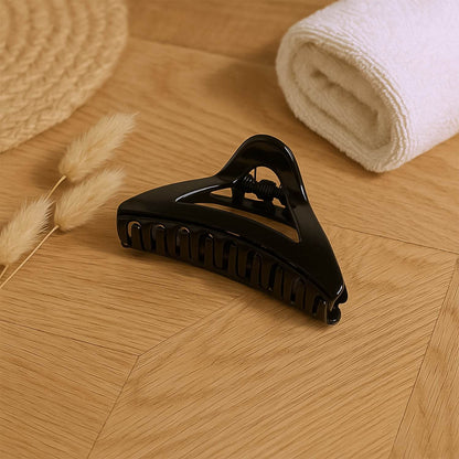 Triangle Shape Mix Color Plastic Hair Claw Clip  1 Pc Durable Grip For Women And Girls - Best Deals at BeSh Deals®