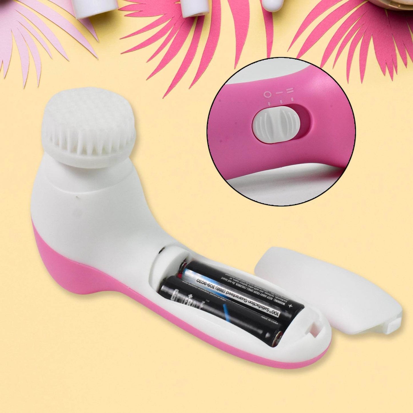 Facial Beauty Brush Face Massager (1 Pc  With 2 Aa Battery Included) - Best Deals at BeSh Deals®