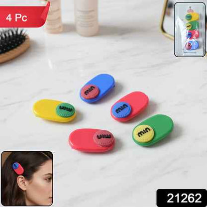 Decorative Hair Clip Set (4 Pc)