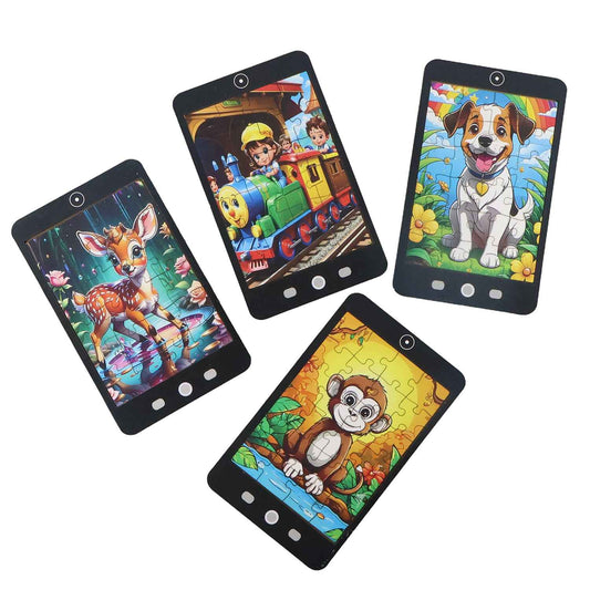 Kids Mini Cartoon Jigsaw Puzzle  1 Pc Mix Design
