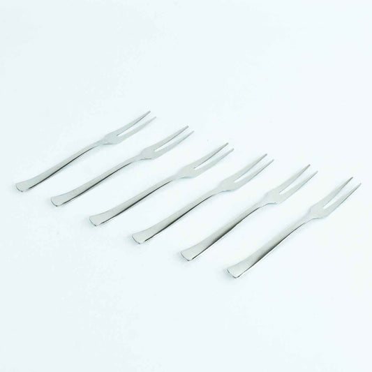 Apex 6 In 1 Stainless Steel Fruit Fork (1 Set)