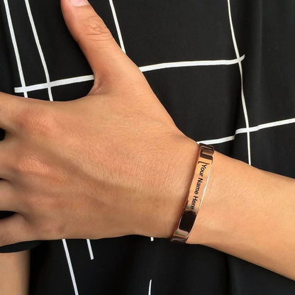Customized  Personalized Stylish Kada Bracelet (1 Pc  Rose Gold Copper) - Best Deals at BeSh Deals®