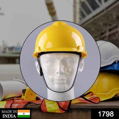 1798 Yellow Plastic Hard Hat Construction Cap (1pc Only)