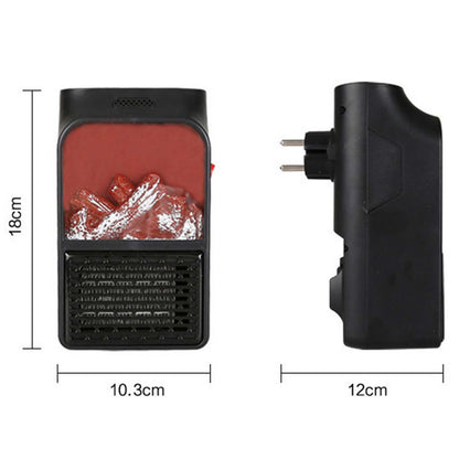 Portable Electric Fireplace Lamp Led Flame Heater (900w  1 Pc)
