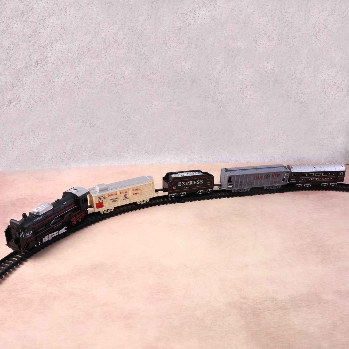 Toy Train Set For Kids Battery Operated Train With Track Set
