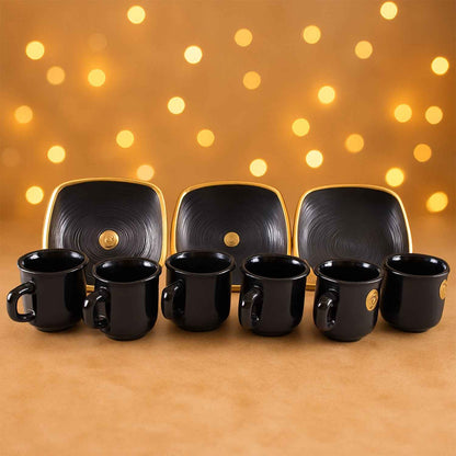 8237 Sweet Buzz Ceramic Tea  Cups  Mug Set With Seashell Shape Serving Bowl Milk Cup Coffee Cup Tea Cup Breakfast Cup Drinking Mug Or Outdoor For Household Gift For Birthday Wedding Party (8 Pcs Set) - Best Deals at BeSh Deals®