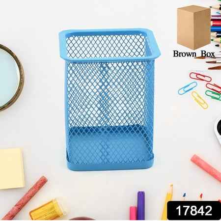 Pen Holder For Desk Metal Mesh Pencil Holder (1 Pc)