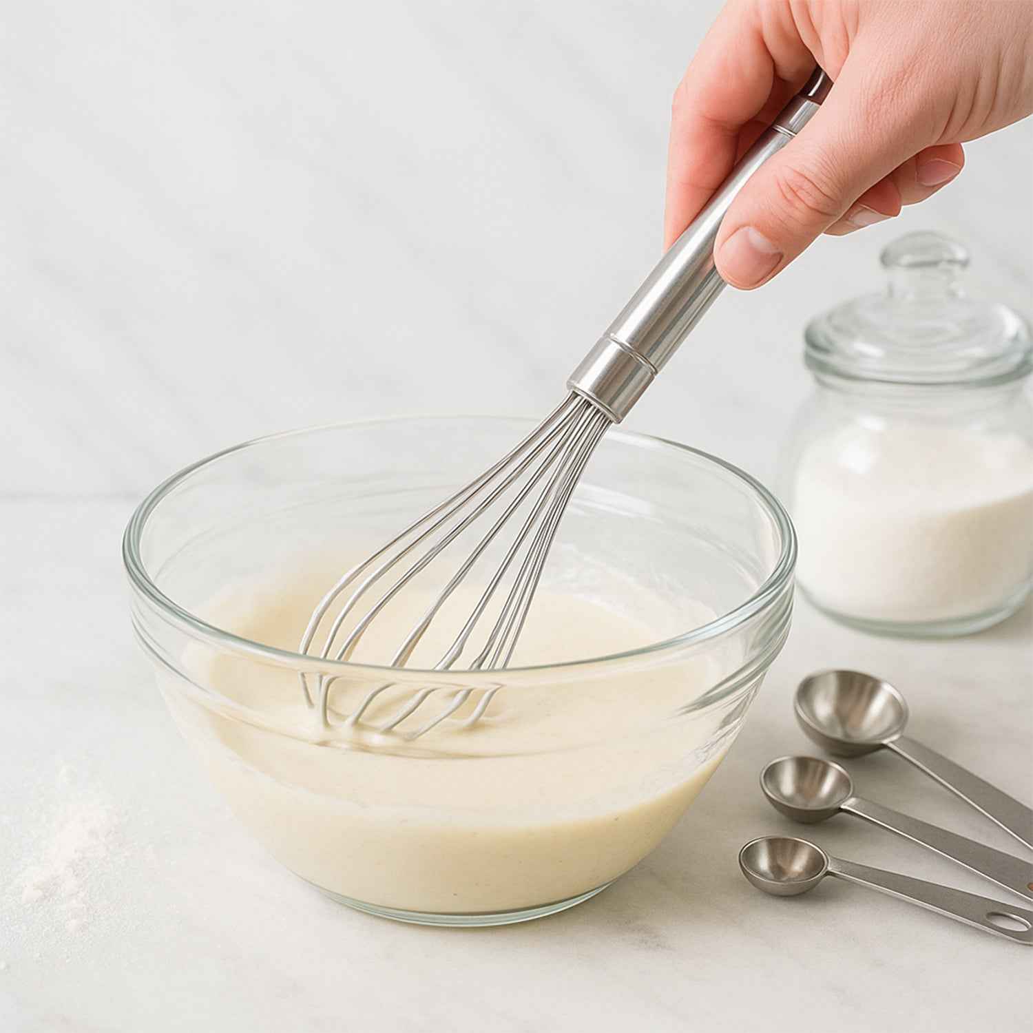 Apex Stainless Steel Small Hand Whisk (1 Pc)