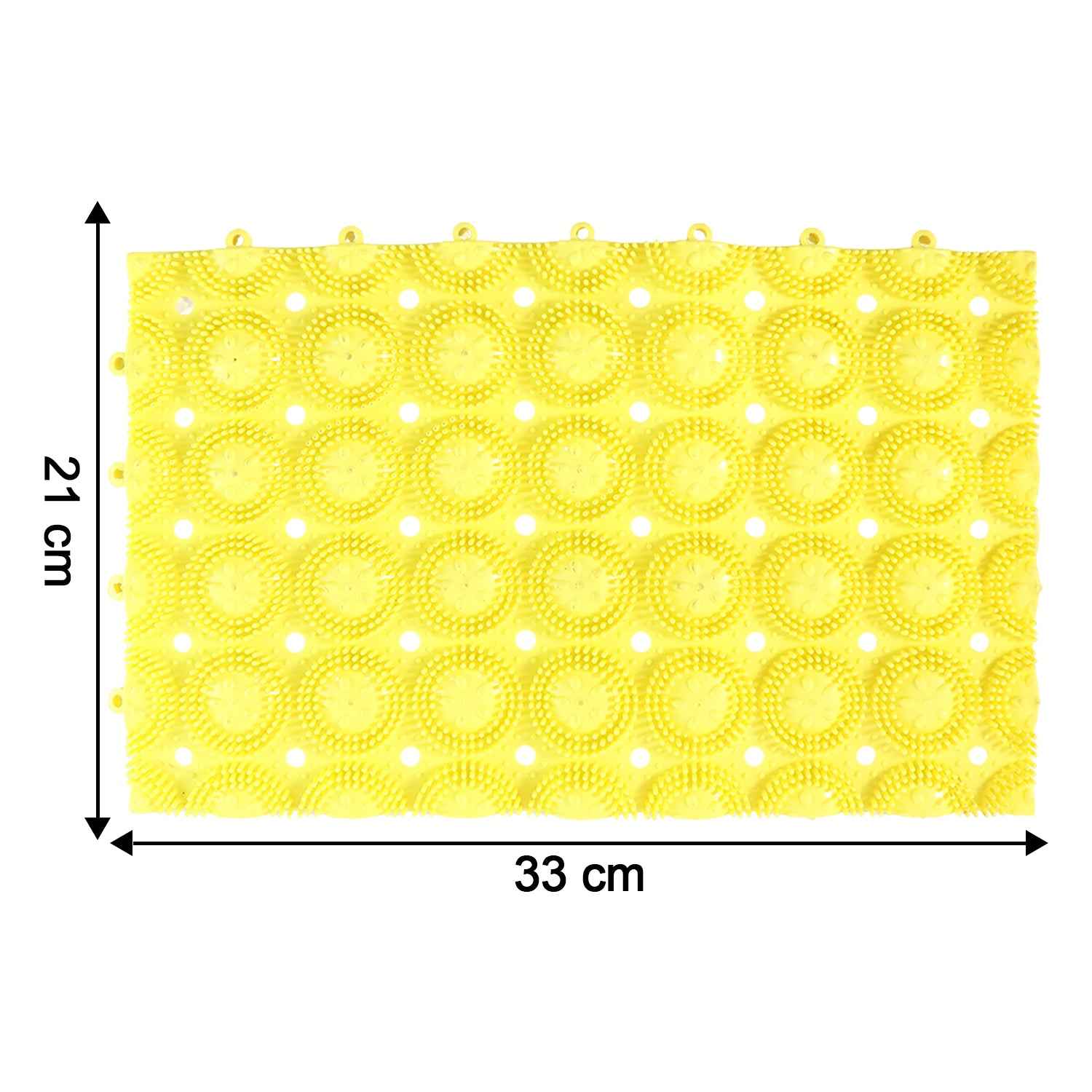 Multipurpose Anti-slip Bathroom Massage Mat With Suction Cups (33  21 Cm)