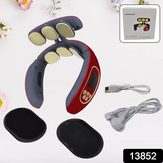 6 Heads Smart Electric Neck And Back Pulse Massager Wireless (1 Pc) - Best Deals at BeSh Deals®