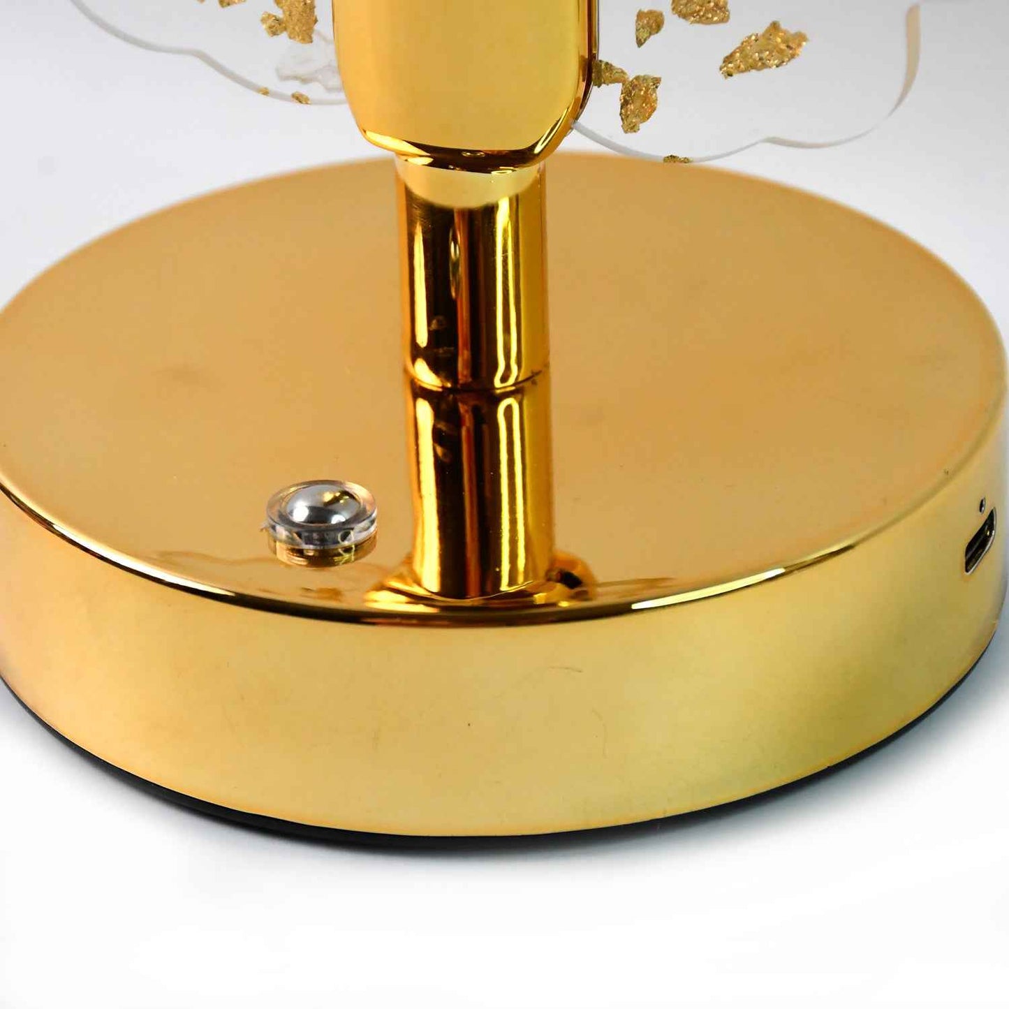 Luxury Golden Crystal Led Table Lamp (1 Pc)
