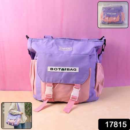 Trendy Multi-pocket Shoulder Tote Sling Bag (1 Pc)