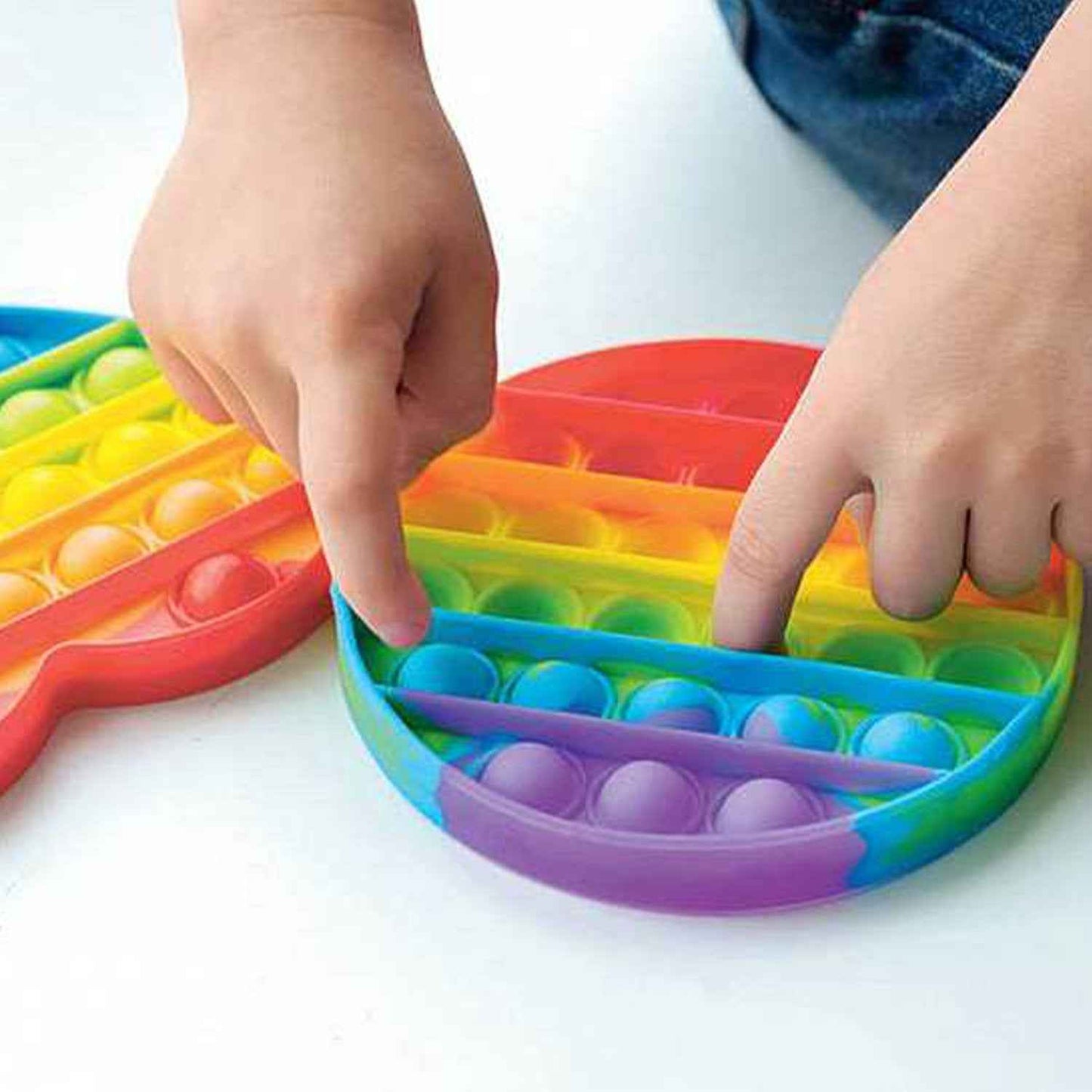 4752 Random Shape Rainbow Colored Fidget (1pc Only)