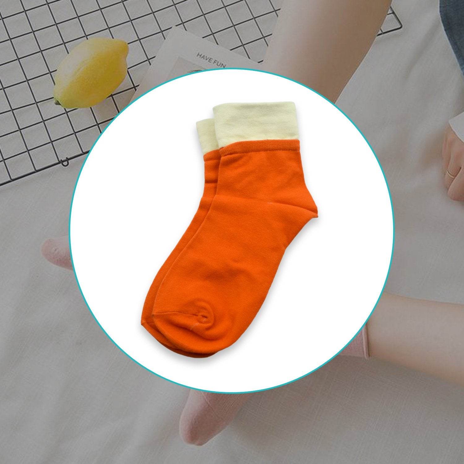 7357 Socks Breathable Thickened Classic Simple Soft Skin Friendly (1pair) - Best Deals at BeSh Deals®