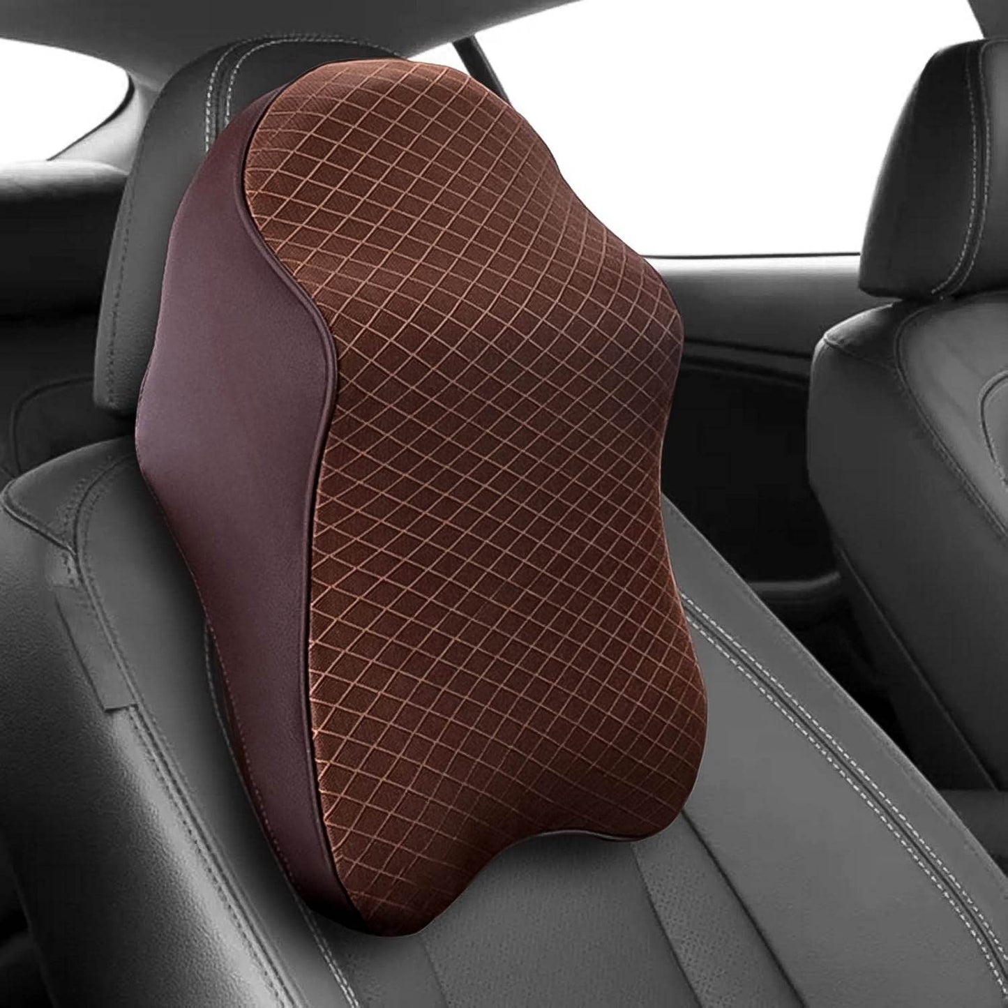 8595 Car Neck Pillow Car Neck Headrest Pillow Memory Foam Car Accessories Cushion Car Seat Head Support Neck Protector Car Seat Neck Pillowfor Driving (1 Pc) - Best Deals at BeSh Deals®