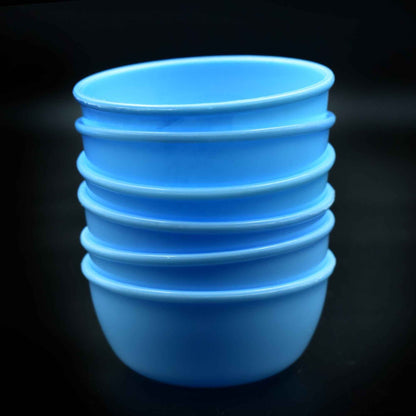 2425 Small Plastic Bowl Set Microwave Safe Unbreakable Set Of 6