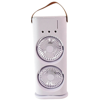 Electric Fan Desktop Double-head Powerful Air Cooler (1 Pc  With Remote) - Best Deals at BeSh Deals®