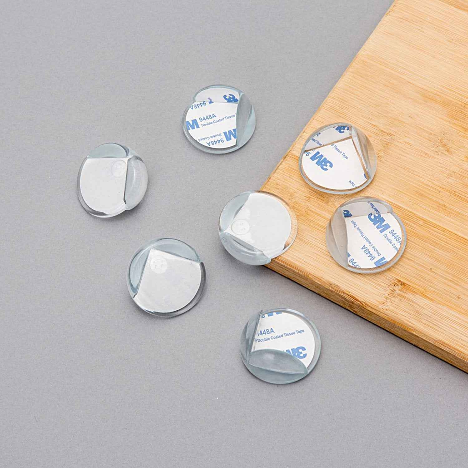7423 Corner Guards Clear Corner Protectors High Resistant Adhesive (Pack Of 4pc)