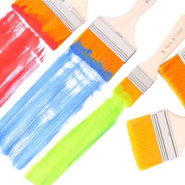 4663 Artistic Flat Painting Brush - Set Of 12