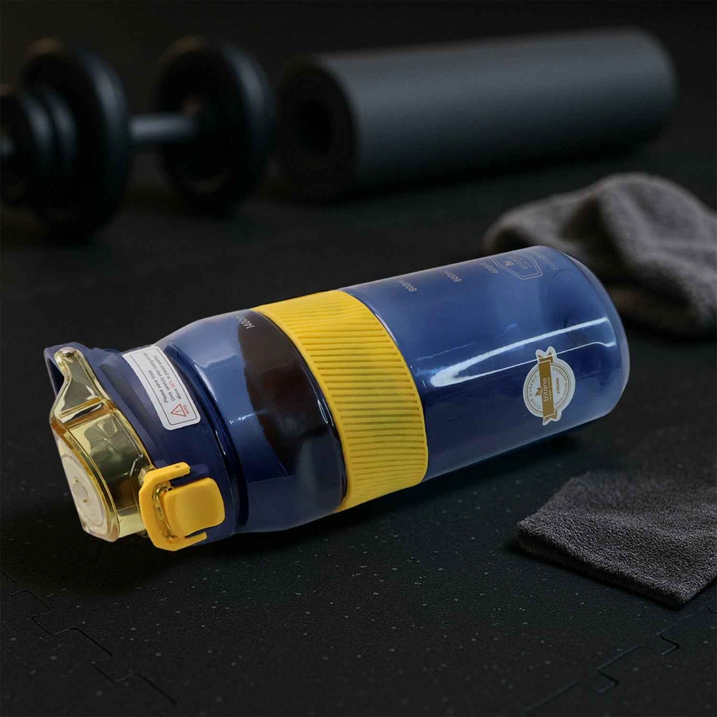 Sports Water Bottle With Flip Lock Lid 1400ml - (1 Pc)