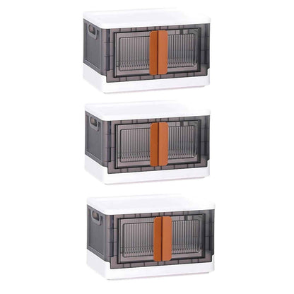 Plastic Folding Wardrobe Storage Organizer (3 Layer  1 Pc)